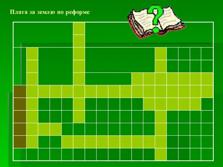 Плата за землю по реформе