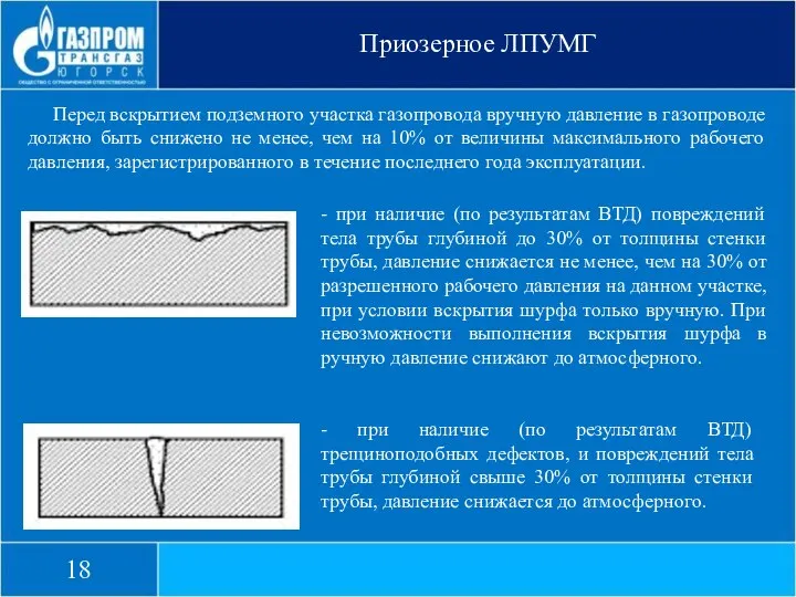 Приозерное ЛПУМГ 18