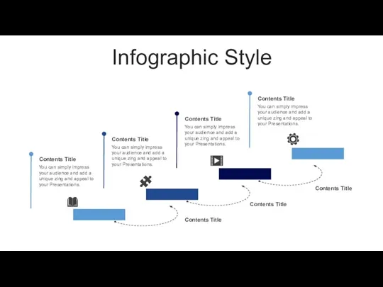 Infographic Style Contents Title Contents Title Contents Title