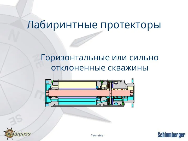 Лабиринтные протекторы Горизонтальные или сильно отклоненные скважины