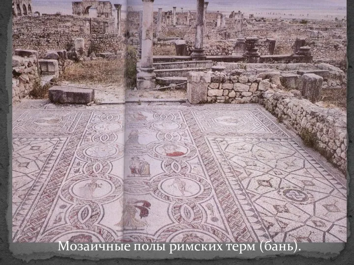 Мозаичные полы римских терм (бань).
