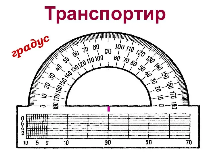 Транспортир градус