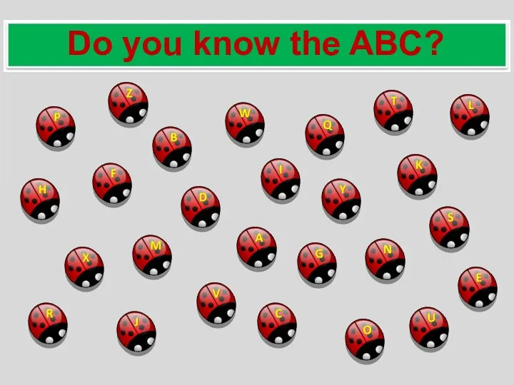 Do you know the ABC?