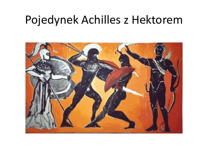 Pojedynek Achilles z Hektorem