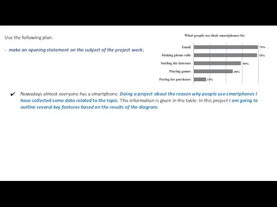 Nowadays almost everyone has a smartphone. Doing a project about the reason