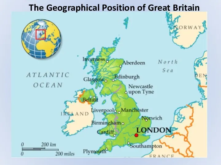 The Geographical Position of Great Britain