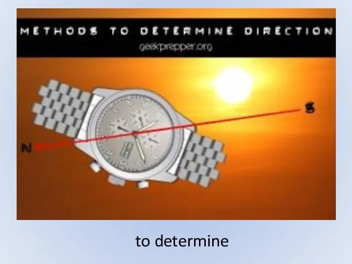 to determine