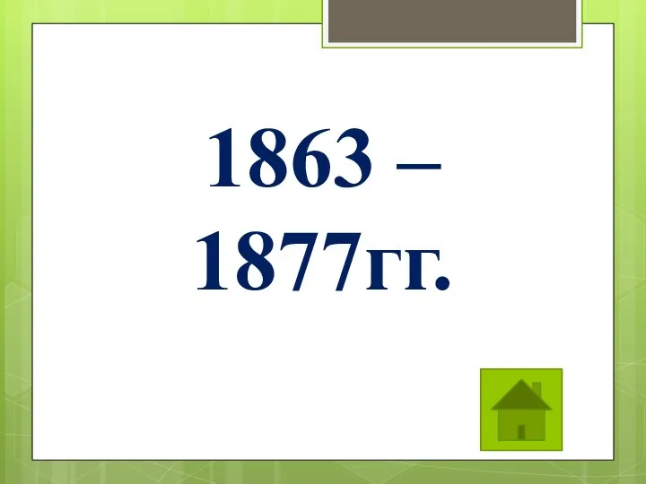1863 – 1877гг.