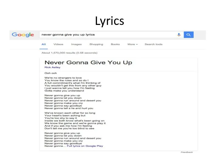 Lyrics