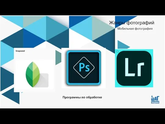 Жанры фотографий Мобильная фотография Программы по обработке