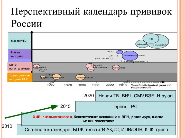 Перспективный календарь прививок России Сегодня в календаре: БЦЖ, гепатитВ АКДС, ИПВ/ОПВ, КПК,