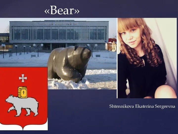 «Bear» Shtennikova Ekaterina Sergeevna