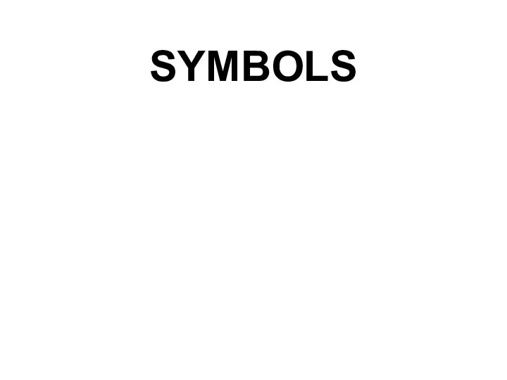 SYMBOLS