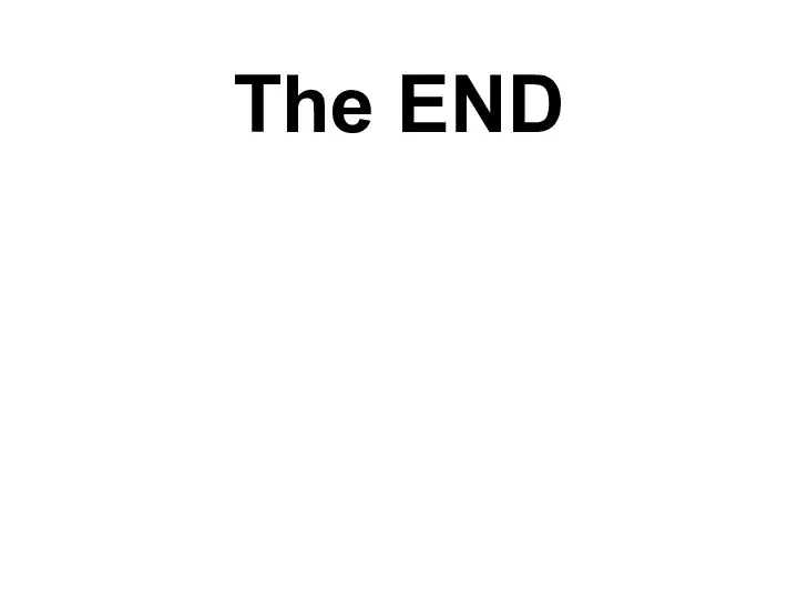 The END