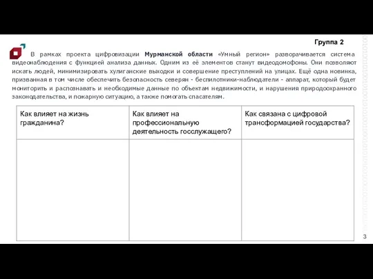 В рамках проекта цифровизации Мурманской области «Умный регион» разворачивается система видеонаблюдения с