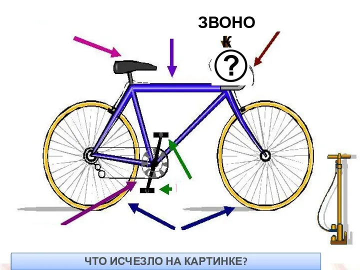 ЧТО ИСЧЕЗЛО НА КАРТИНКЕ? ЗВОНОК