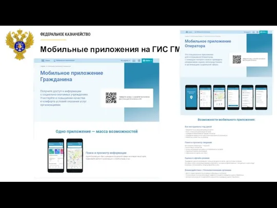 Мобильные приложения на ГИС ГМУ