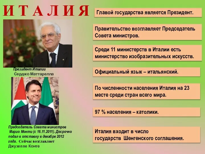 Главой государства является Президент. Правительство возглавляет Председатель Совета министров. 97 % населения