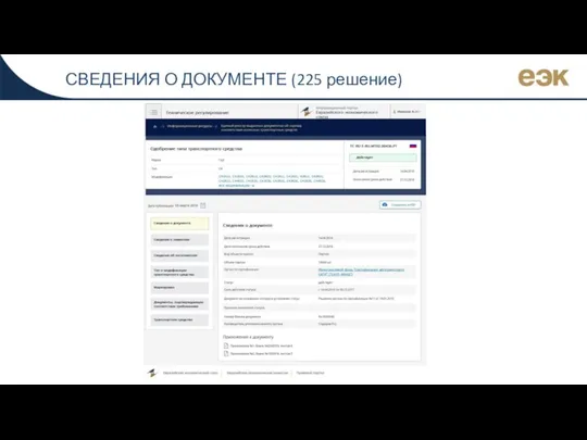 СВЕДЕНИЯ О ДОКУМЕНТЕ (225 решение)