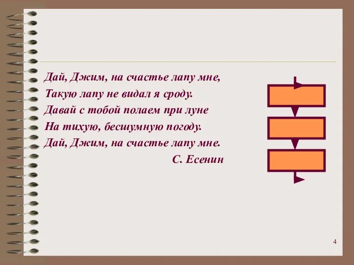 Дай, Джим, на счастье лапу мне, Такую лапу не видал я сроду.