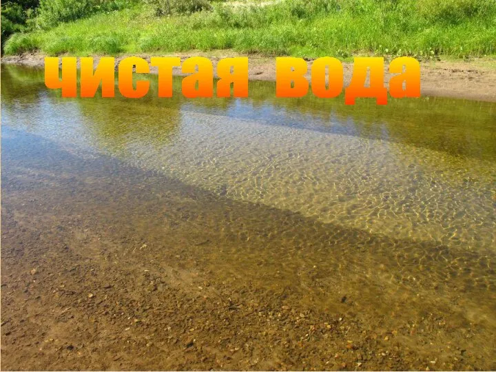 чистая вода