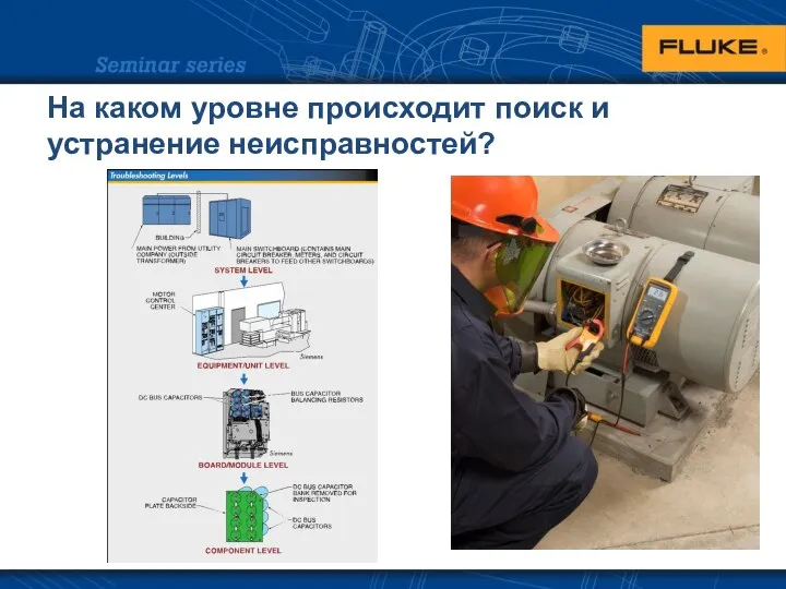 На каком уровне происходит поиск и устранение неисправностей?