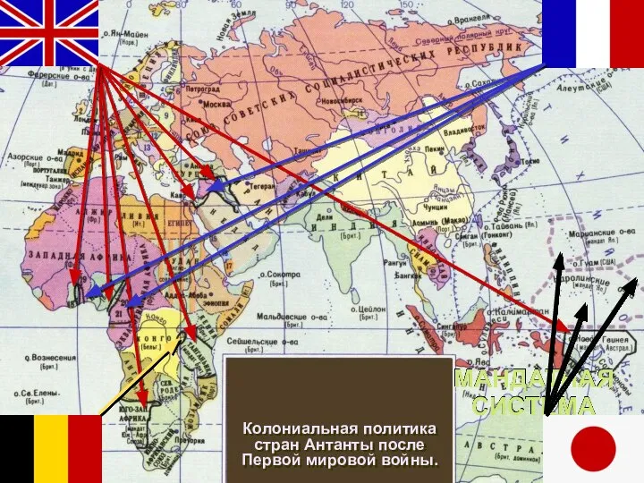 МАНДАТНАЯ СИСТЕМА Колониальная политика стран Антанты после Первой мировой войны.