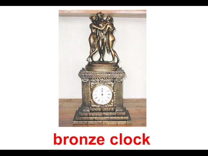 bronze clock