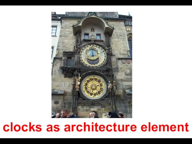 clocks as architecture element