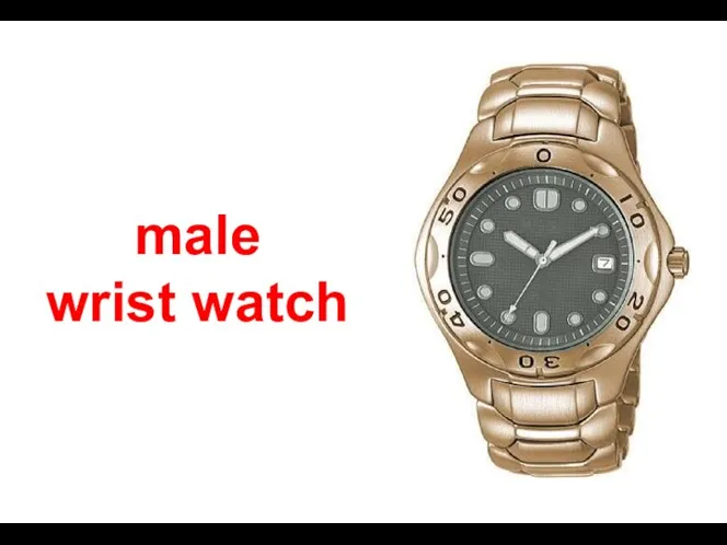 male wrist watch