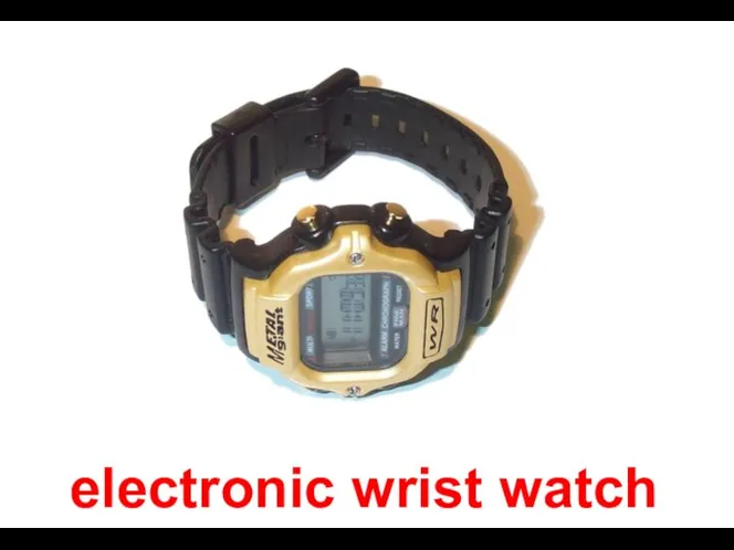 electronic wrist watch