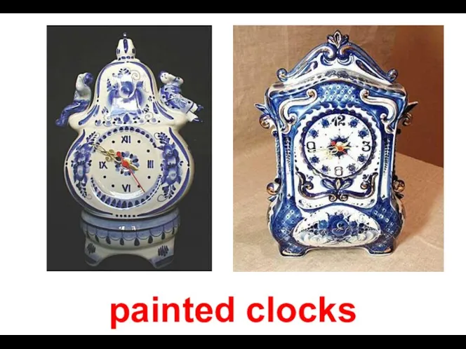 painted clocks