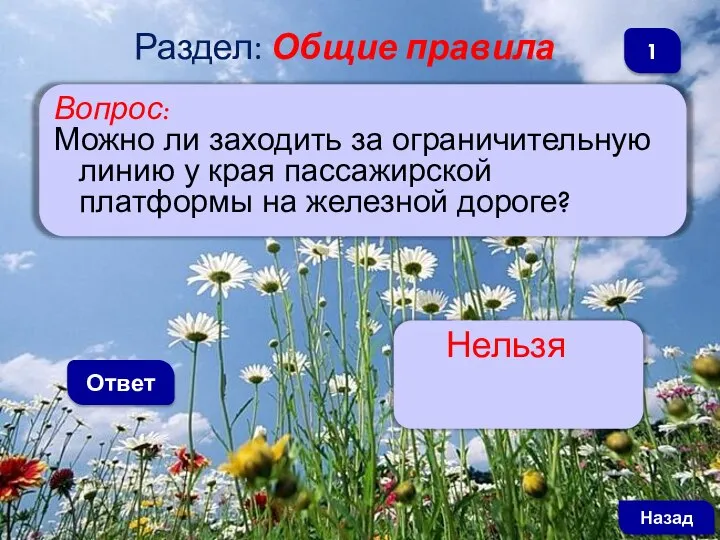 Вопрос: Можно ли заходить за ограничительную линию у края пассажирской платформы на