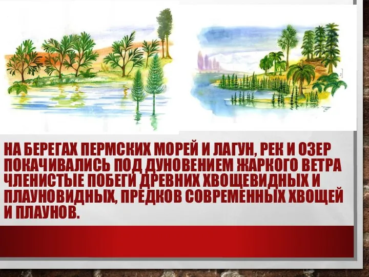 НА БЕРЕГАХ ПЕРМСКИХ МОРЕЙ И ЛАГУН, РЕК И ОЗЕР ПОКАЧИВАЛИСЬ ПОД ДУНОВЕНИЕМ