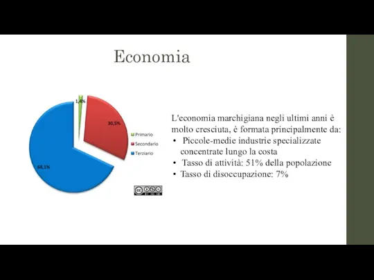 Economia L'economia marchigiana negli ultimi anni è molto cresciuta, è formata principalmente