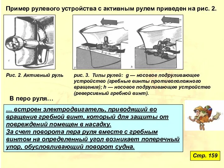 Пример рулевого устройства с активным рулем приведен на рис. 2. Рис. 2.