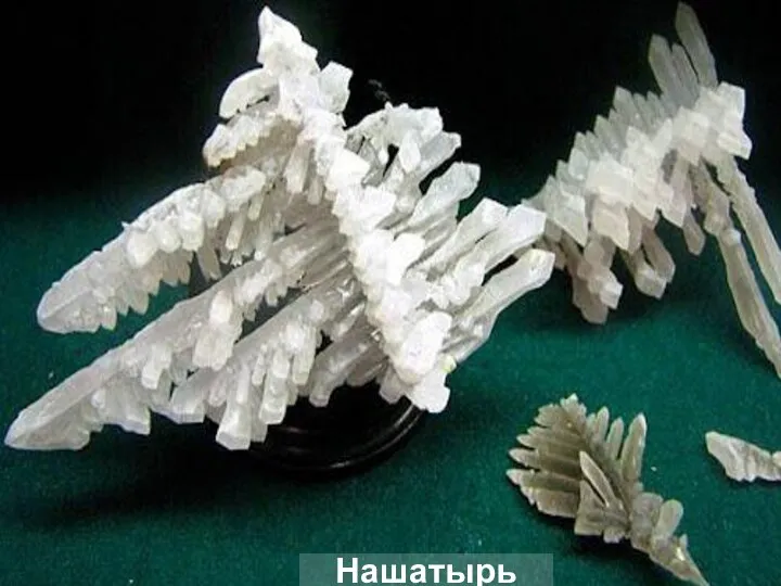 Скелетные кристаллы При сильном пересыщении раствора, в условиях очень вязкой среды и