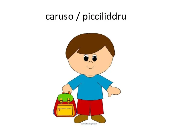 caruso / picciliddru