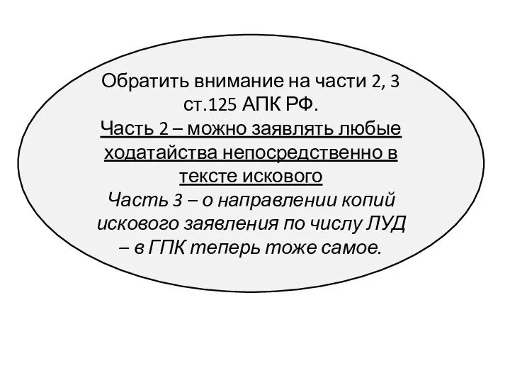 Обратить внимание на части 2, 3 ст.125 АПК РФ. Часть 2 –