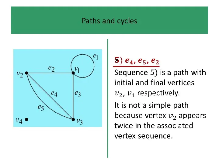 Paths and cycles
