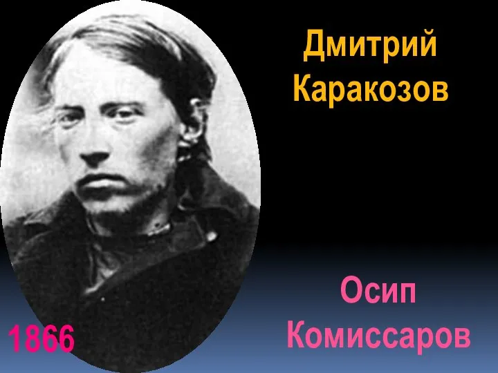 Дмитрий Каракозов Осип Комиссаров 1866