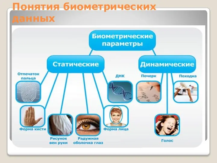 Понятия биометрических данных