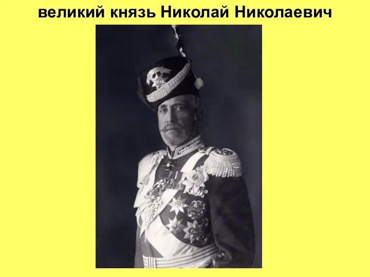 великий князь Николай Николаевич