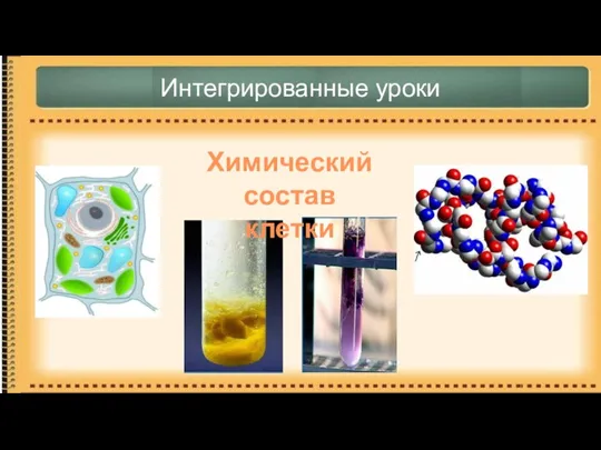 Интегрированные уроки Химический состав клетки