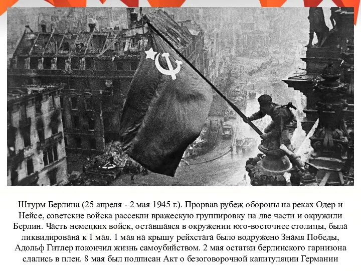 Штурм Берлина (25 апреля - 2 мая 1945 г.). Прорвав рубеж обороны