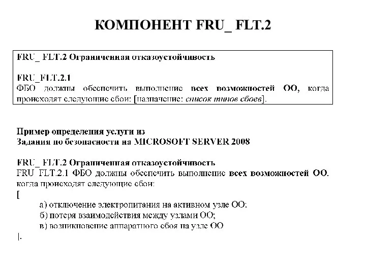 КОМПОНЕНТ FRU_ FLT.2