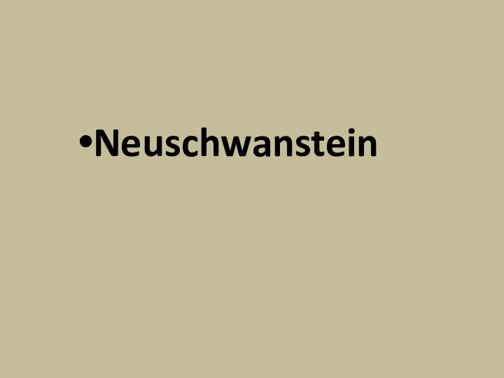 Neuschwanstein