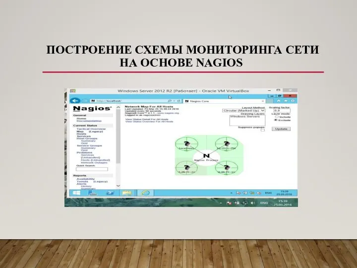 ПОСТРОЕНИЕ СХЕМЫ МОНИТОРИНГА СЕТИ НА ОСНОВЕ NAGIOS