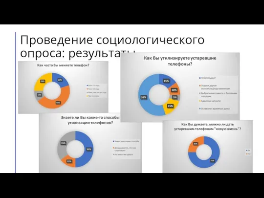 Проведение социологического опроса: результаты.