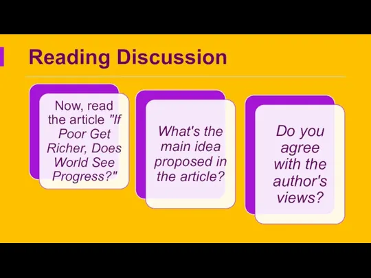 Reading Discussion